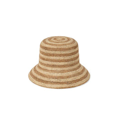THE INCA BUCKET - MOCHA STRIPE