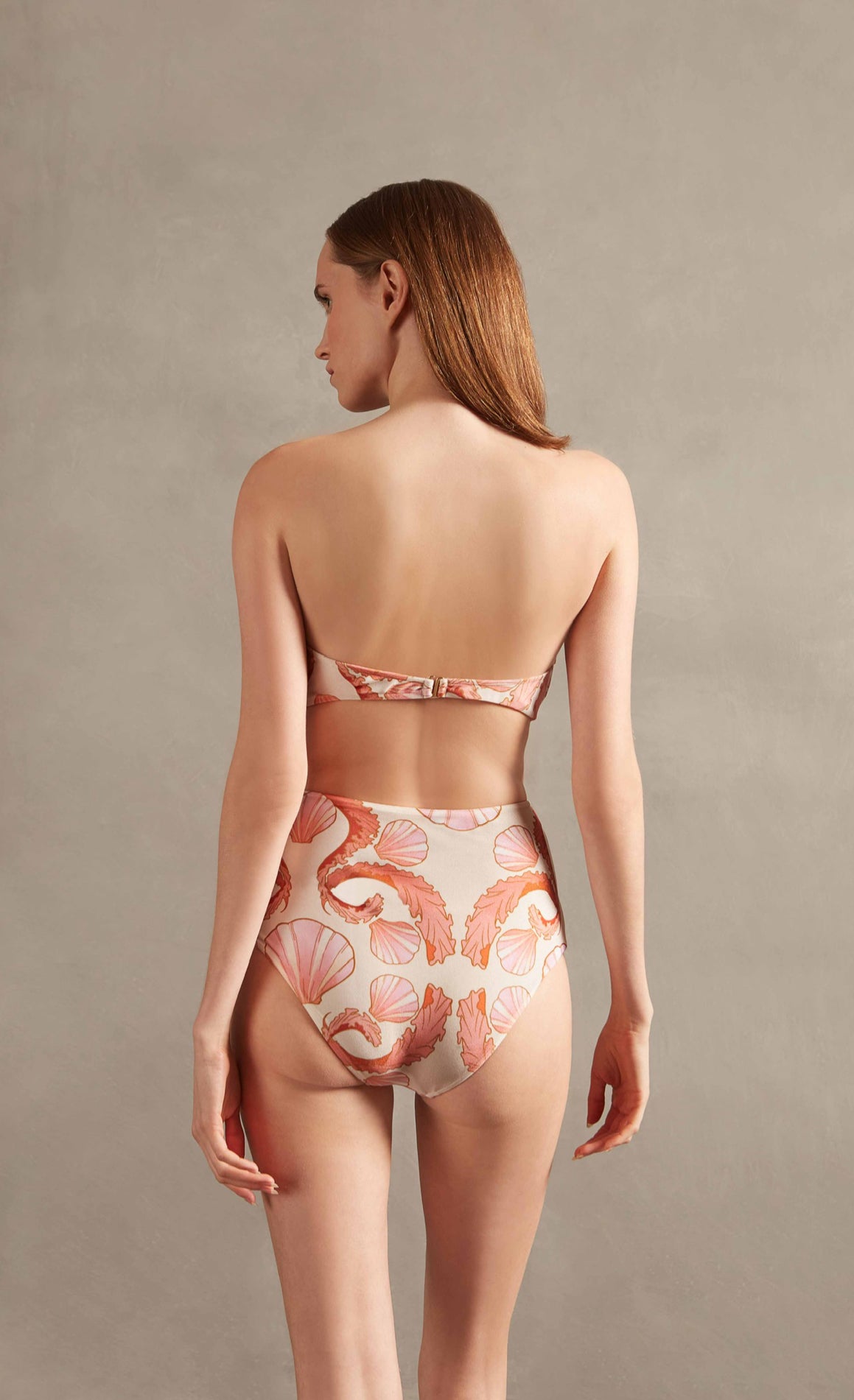 Seashell High-Waisted Bikini
