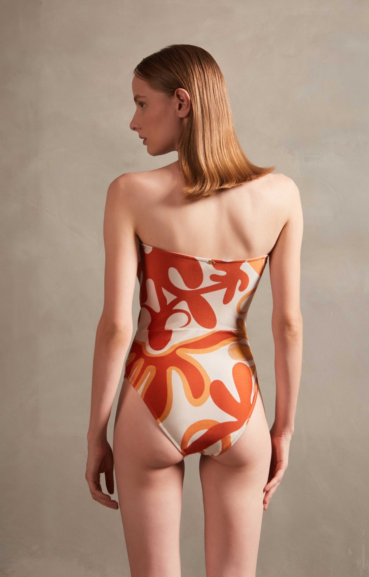 Algae Strapless Swimsuit
