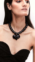 Amore Necklace Black