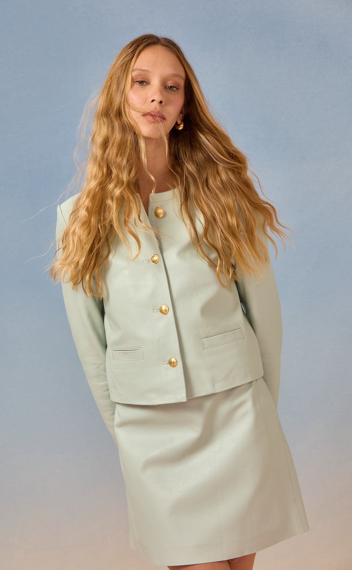 ZILENDRA SKIRT BY ATENAS HERNANDEZ MINT