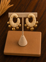 Ivory Beaded EARRINGS
